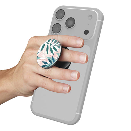 XYST Universal Phone Grip Collapsible Stand and Holder, Palm Tree