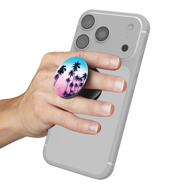 XYST Universal Phone Grip Collapsible Stand and Holder, Tropical