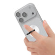 XYST 360° Rotation Phone Ring Holder Grip with Transparent Base, Black