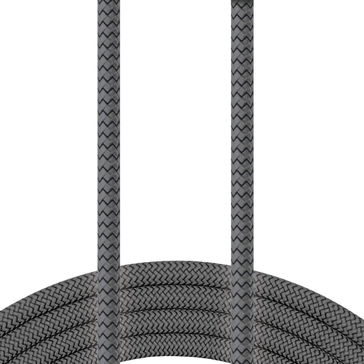 XYST Charge and Sync USB to USB-C Braided Cable, 10 Ft., Black