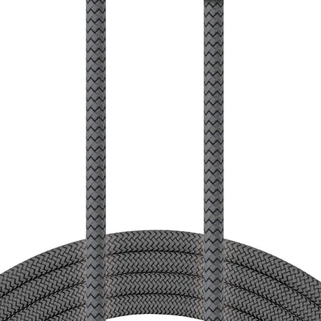 XYST Charge and Sync USB to USB-C Braided Cable, 10 Ft., Black