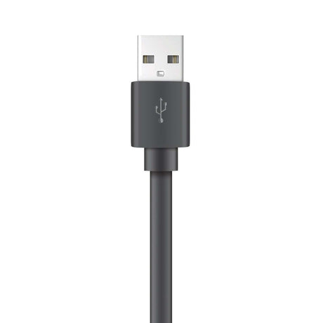 XYST Charge and Sync USB to USB-C Flat Cable, 4 Ft., Black
