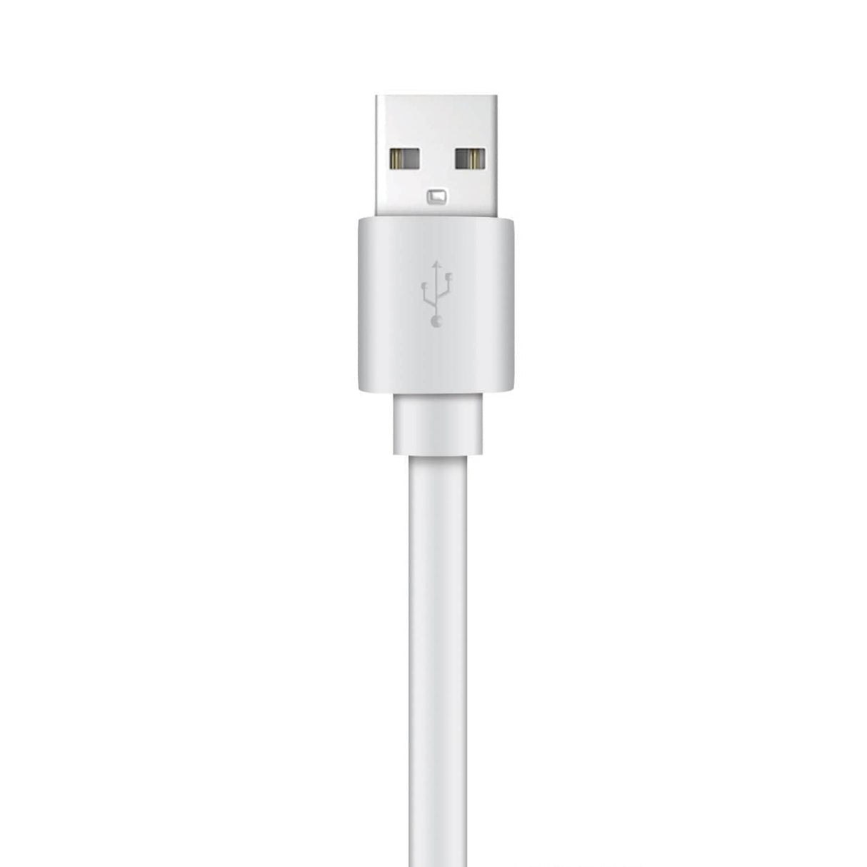 XYST Charge and Sync USB to USB-C Flat Cable, 4 Ft., White