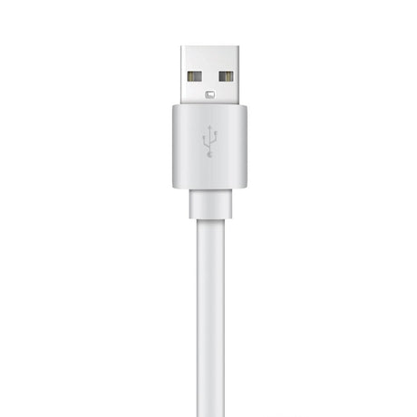 XYST Charge and Sync USB to USB-C Flat Cable, 4 Ft., White