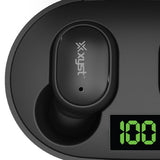 XYST Voxen TWS Bluetooth v5.4 In-Ear Earphones with Mic and Digital Battery Life Display on Charging Case, up to 4 Hours Play Time