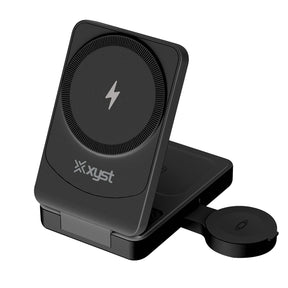 XYST MagStation 3-in-1 Foldable Wireless Charging Dock with 15-Watt Fast Charge