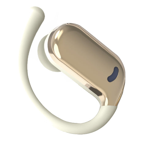 XYST Nyxa TWS Bluetooth v5.4 In-Ear Earphones with Mic, LED Battery Display on Charging Case, Flexible Earhooks, up to 6 Hours Play Time, Rose Gold