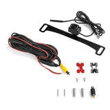 BOYO Vision VTL17IR Concealed-Mount 170° License Plate Camera with Night Vision and Parking Guide Lines