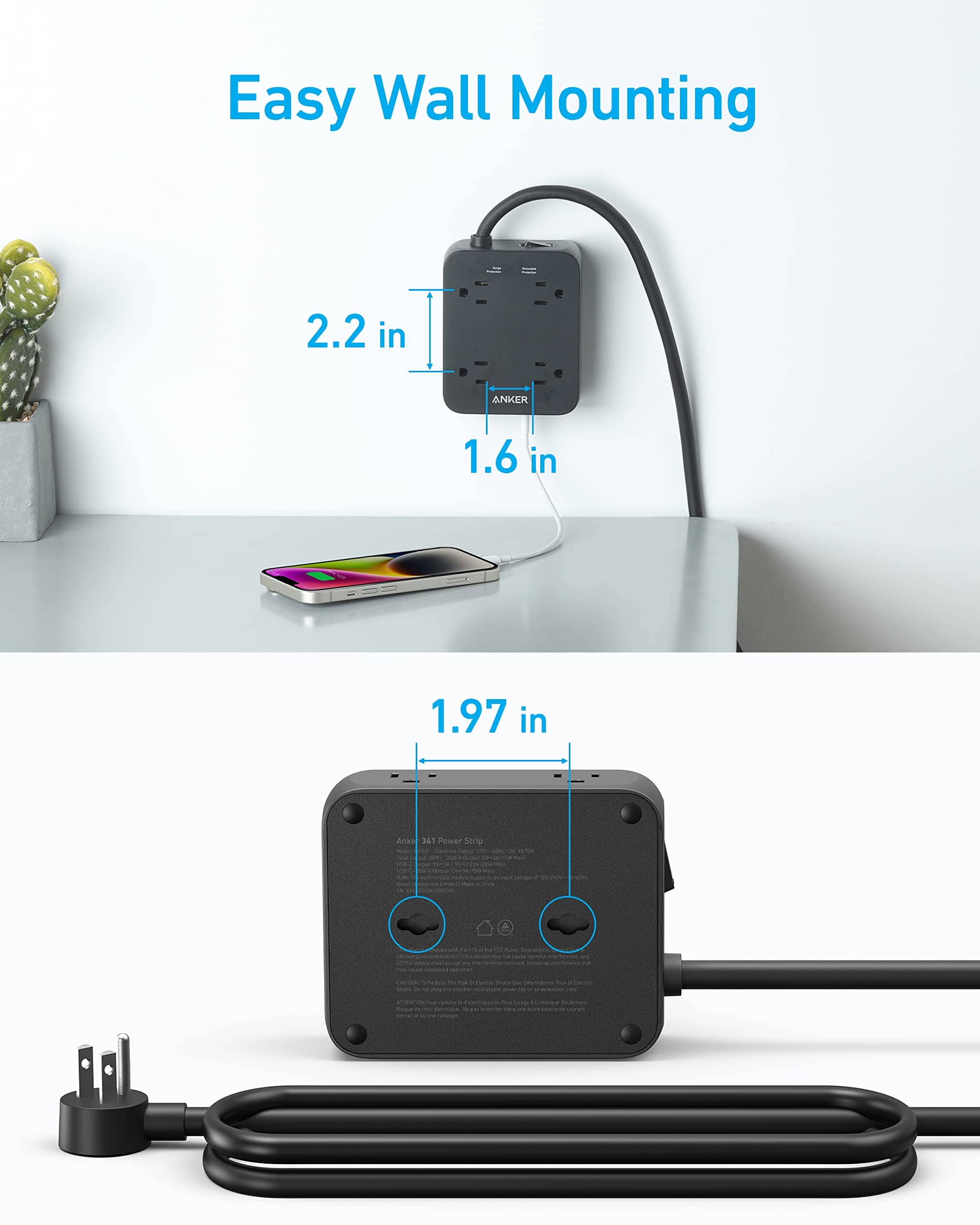 Anker <b>341</b> USB Power Strip