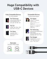 Anker USB-A to USB-C Cable (3 ft/6 ft, Upcycled-Braided)