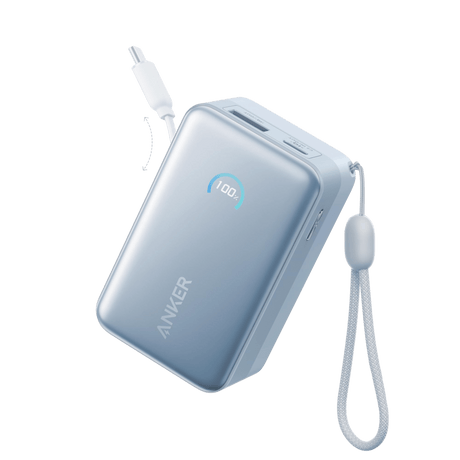 Anker Nano Power Bank (10K, 45W, Built-In Retractable USB-C Cable)