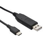 Cobra USB-C to USB-A Radio Programming Cable for Cobra Performa Business and TrailBlazer GMRS Handheld Radios, 0010081-1