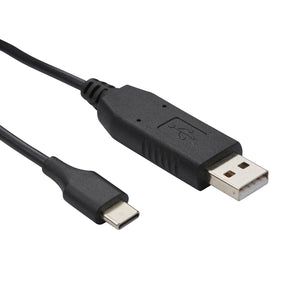 Cobra USB-C to USB-A Radio Programming Cable for Cobra Performa Business and TrailBlazer GMRS Handheld Radios, 0010081-1