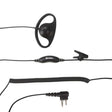 Cobra D-Style Earpiece for Cobra Performa 400/450 2-Way Handheld Business Radios and Select Non-Cobra Devices, 0010098-1