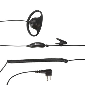 Cobra D-Style Earpiece for Cobra Performa 400/450 2-Way Handheld Business Radios and Select Non-Cobra Devices, 0010098-1