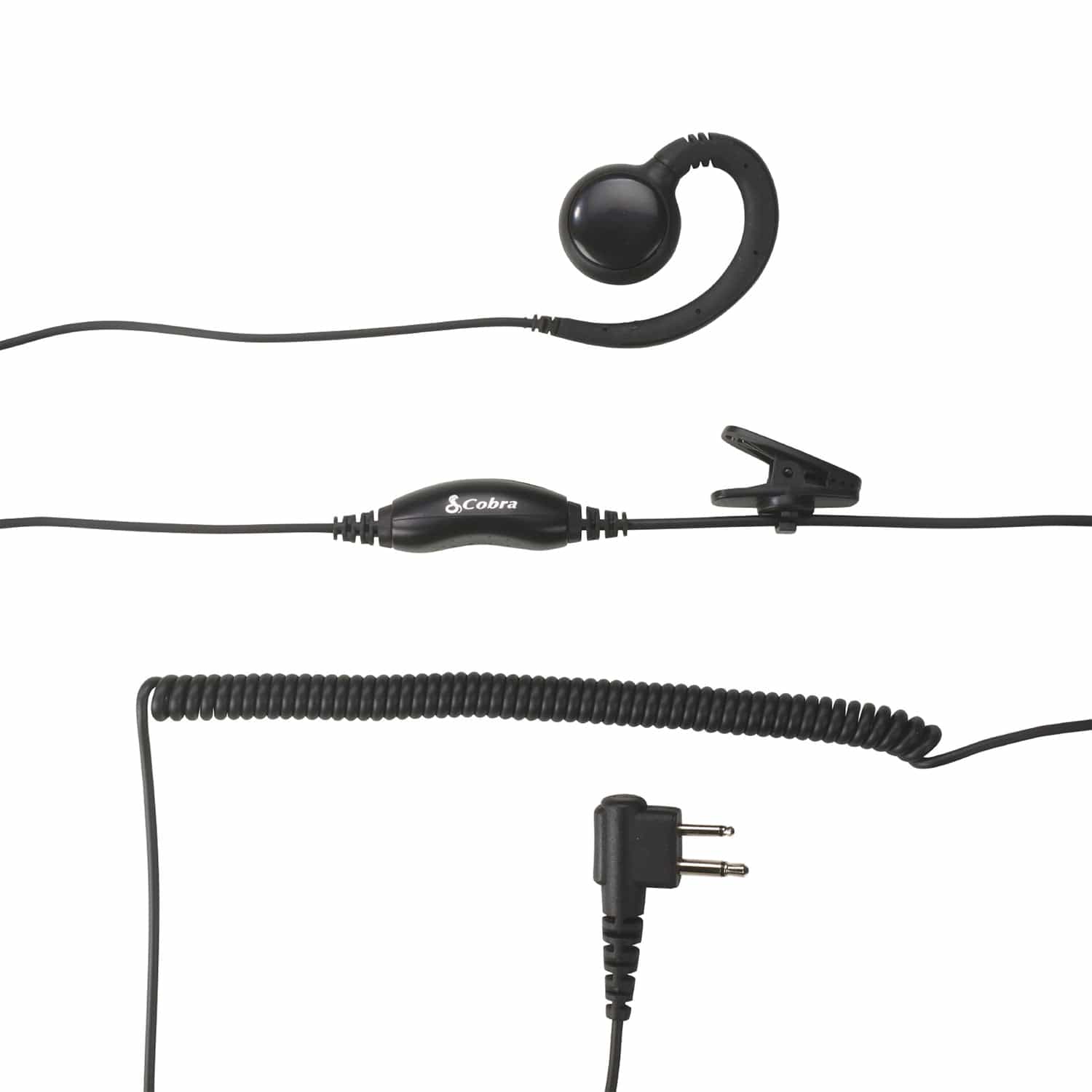 Cobra C-Style Swivel Wrap Around-the-Ear Headset for Cobra Performa 400/450 2-Way Handheld Business Radios and Select Non-Cobra Devices, 0010099-1