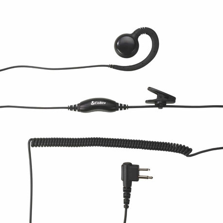 Cobra C-Style Swivel Wrap Around-the-Ear Headset for Cobra Performa 400/450 2-Way Handheld Business Radios and Select Non-Cobra Devices, 0010099-1