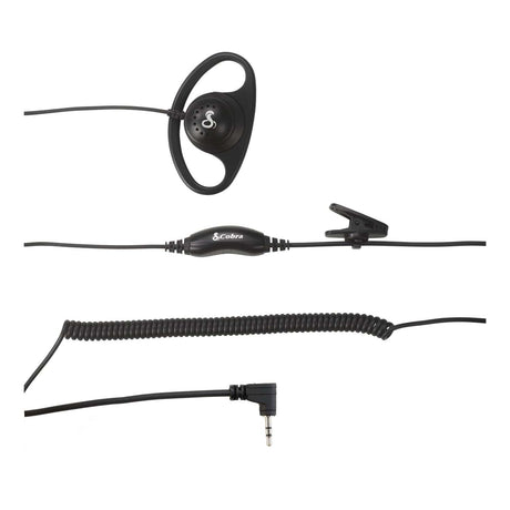 Cobra D-Style 2.5-mm Earpiece for Select Cobra FRS PX650, RX, ACXT, and GMRS and FRS TrailBlazer 2-Way Radios, 0010120-1