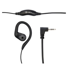 Cobra C-Style Earloop-Wrap In-Ear Headset for Select Cobra GMRS and FRS PX650, RX, ACXT, and TrailBlazer 2-Way Radios, 0010122-1