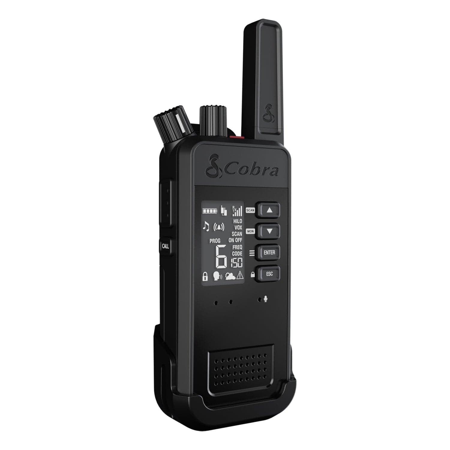 Cobra Performa 450 2-Way Handheld Business Radio with LCD Screen, 1 Pack
