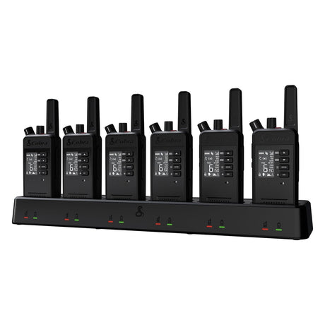 Cobra Performa 450 2-Way Handheld Business Radio with LCD Screen, 6 Pack