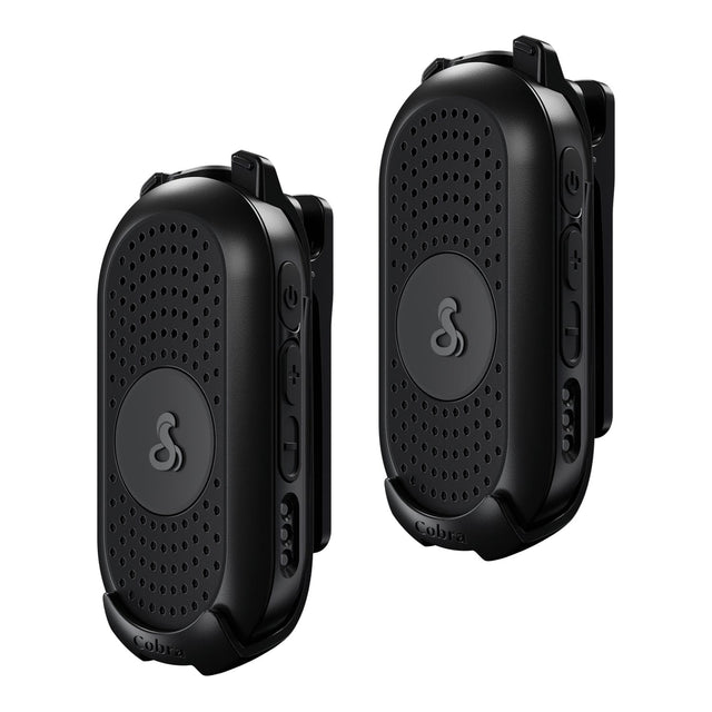 Cobra PX280 Compact 2-Way Handheld Business Radio with Dual-Dock Charger, 2 Pack