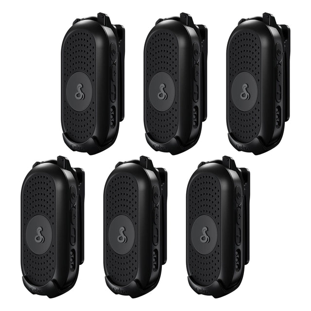 Cobra PX280 Compact 2-Way Handheld Business Radio with Dual-Dock Charger, 6 Pack