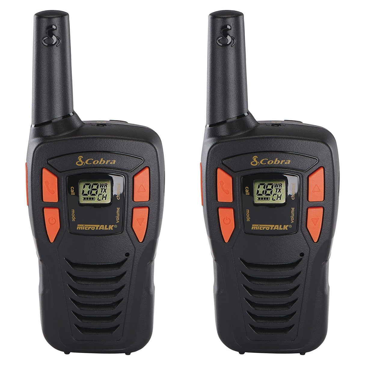 Cobra ACXT145 16-Mile Range FRS 2-Way Radios, 2 Pack