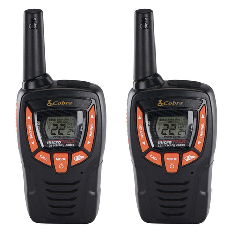 Cobra ACXT345 Weather Resistant 25-Mile Range 2-Way Radio, 2 Count