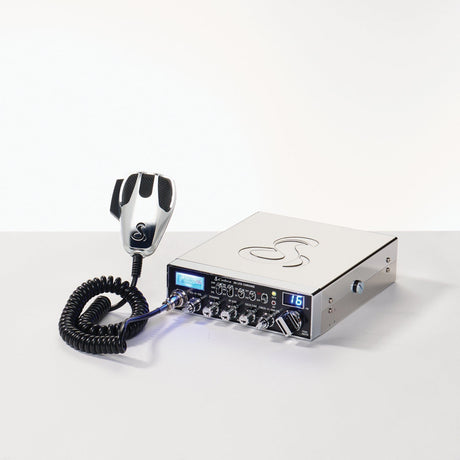 Cobra 40-Channel AM/FM CB Radio with Microphone, 29 LTD Classic, Chrome