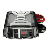 Cobra 4-AC Outlet and 2-USB Port 1500-Continuous-Watt PRO 1500W Vehicle Power Inverter with Battery Power Cables, CPI1500W
