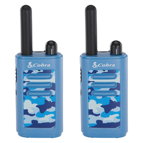 Cobra HE150 2 Pack Kid's Hero 16-Mile Range Walkie Talkies, Blue
