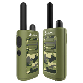 Cobra HE150 2 Pack Kid's Hero 16-Mile Range Walkie Talkies, Green