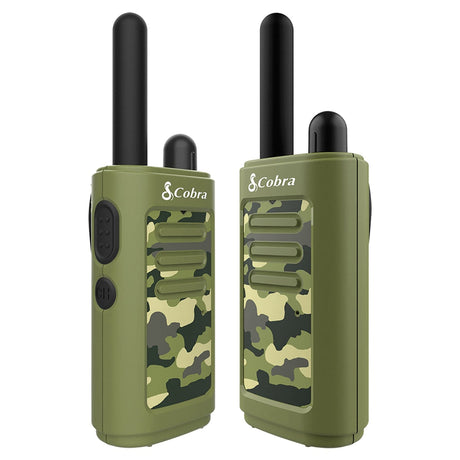 Cobra HE150 2 Pack Kid's Hero 16-Mile Range Walkie Talkies, Green
