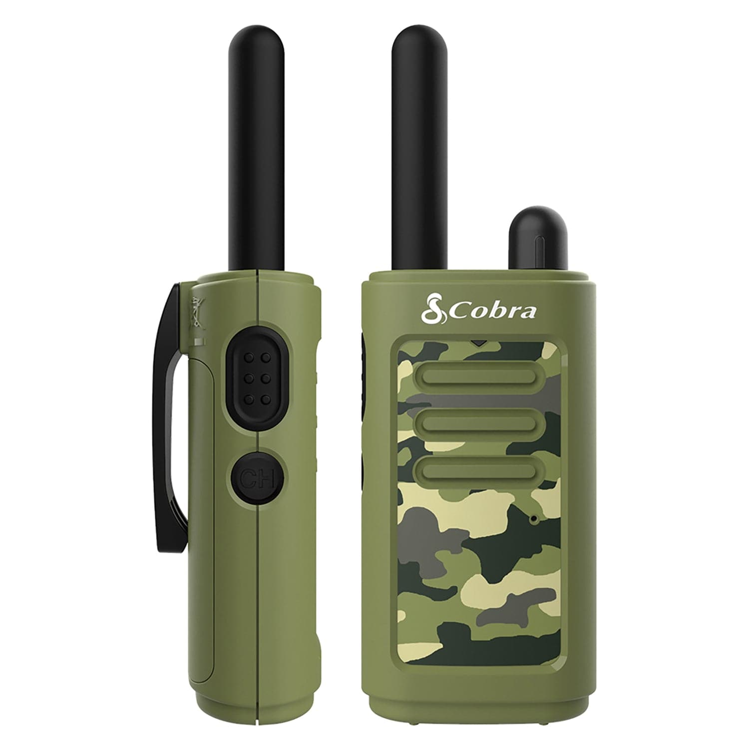 Cobra HE150 2 Pack Kid's Hero 16-Mile Range Walkie Talkies, Green