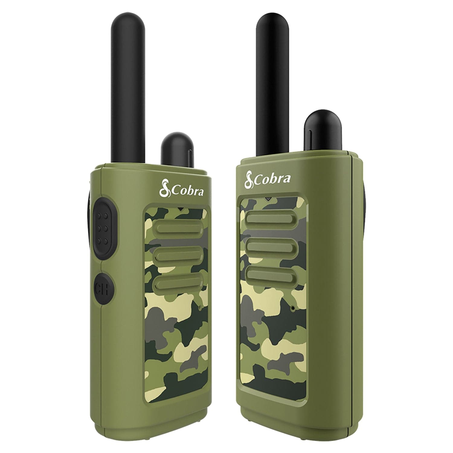 Cobra HE150 2 Pack Kid's Hero 16-Mile Range Walkie Talkies, Green