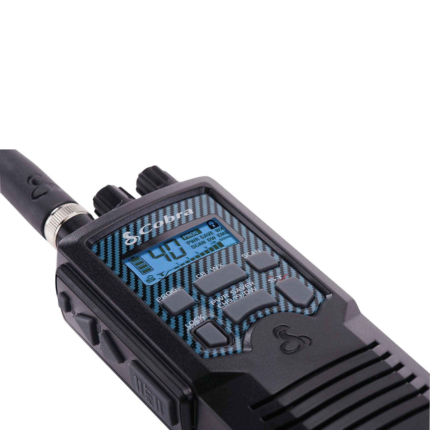 Cobra 40-Channel Handheld CB Radio, HH 50 WX ST