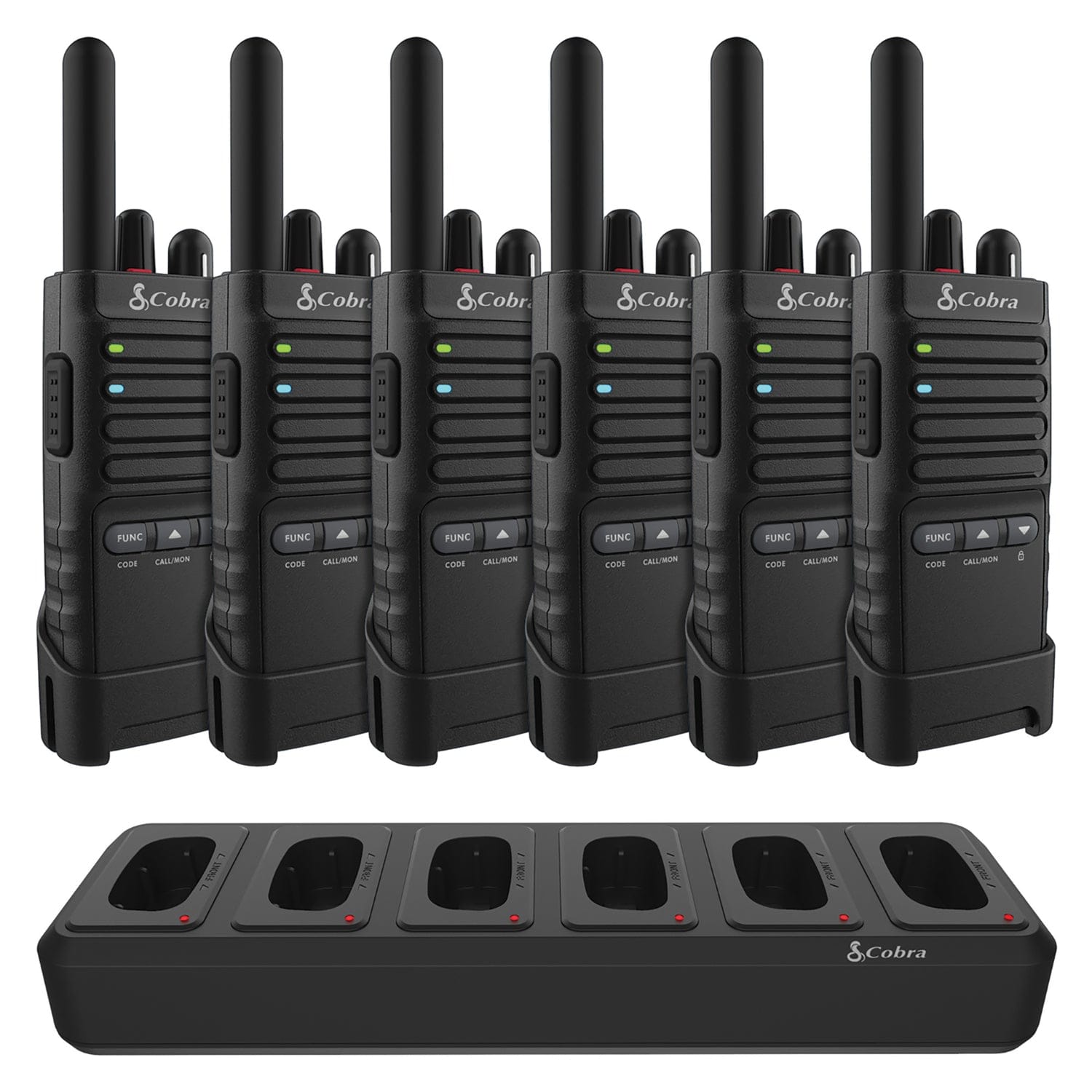 Cobra PX650 Pro Business 42-Mile-Range 2-Way Radios, 6 Pack