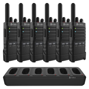 Cobra PX650 Pro Business 42-Mile-Range 2-Way Radios, 6 Pack
