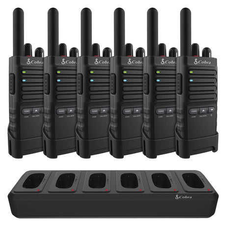 Cobra PX650 Pro Business 42-Mile-Range 2-Way Radios, 6 Pack