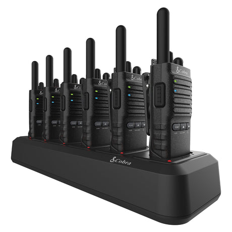 Cobra PX650 Pro Business 42-Mile-Range 2-Way Radios, 6 Pack