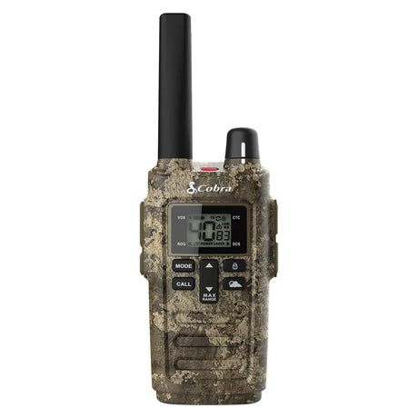 Cobra RX380 32-Mile-Range Weather-Resistant 2-Way Radios, 2 Pack, Camouflage
