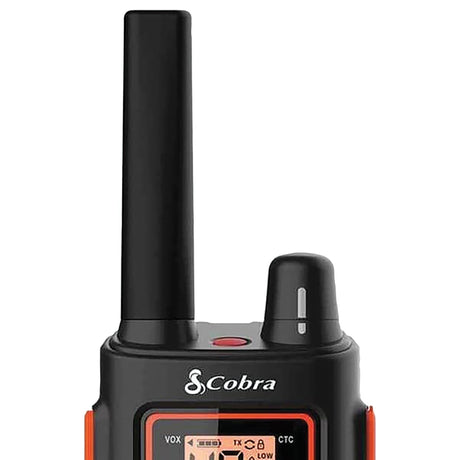 Cobra RX380 32-Mile-Range Weather-Resistant 2-Way Radios, 2 Pack, Black