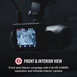 Cobra SC 201 Dual-View Smart Dash Cam