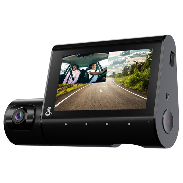 Cobra SC 220C Front 1440p and Interior 1080p Smart Dash Cam with GPS, Wi-Fi, and microSD Card