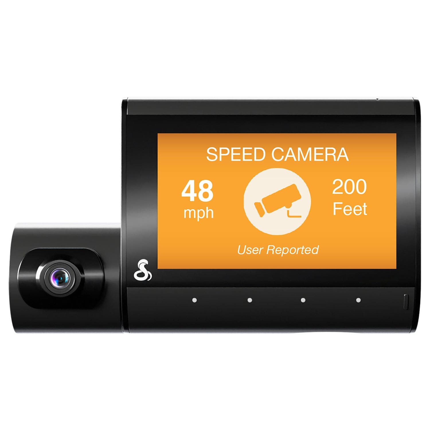 Cobra SC 220C Front 1440p and Interior 1080p Smart Dash Cam with GPS, Wi-Fi, and microSD Card