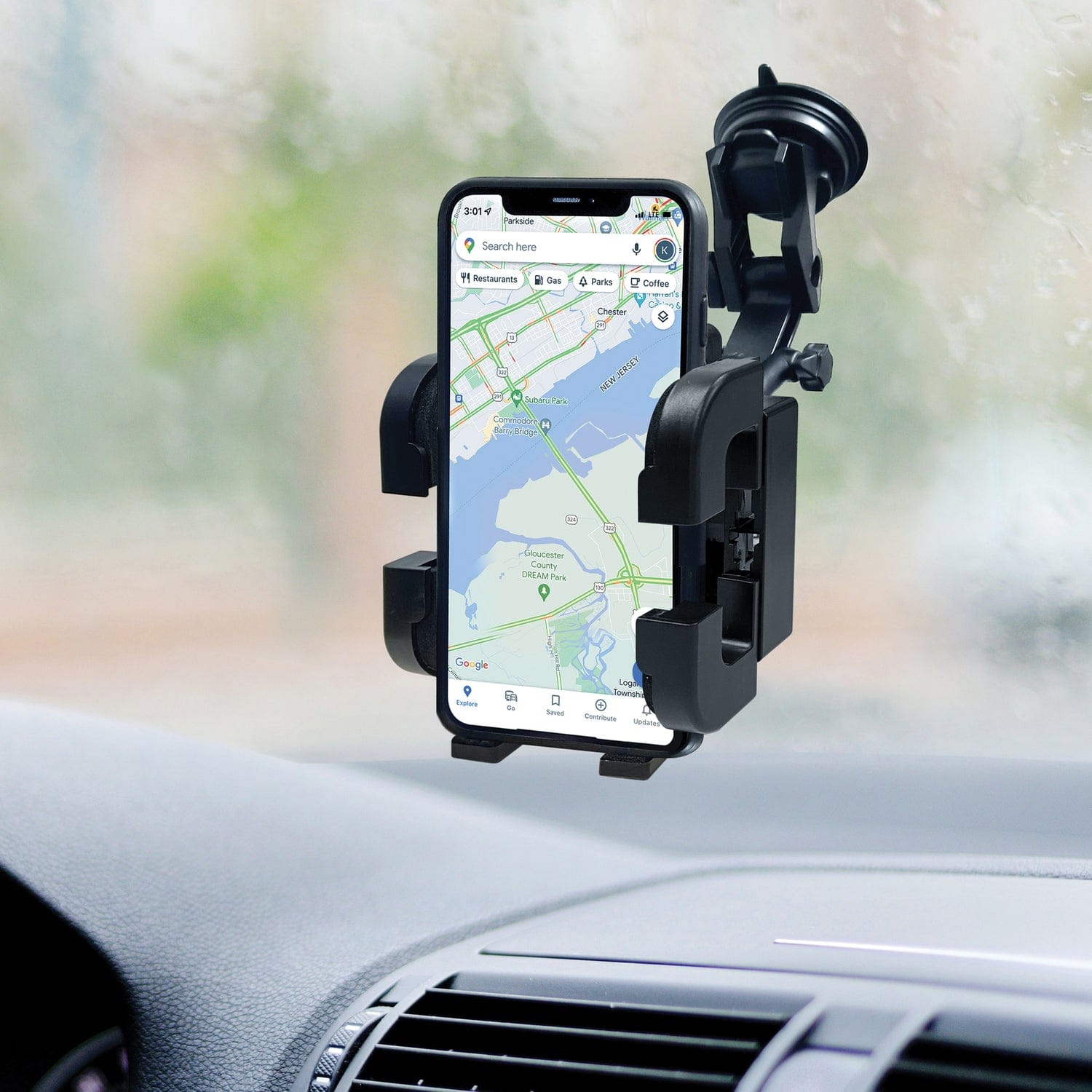 iEssentials Grabber Grip with X-tra Reach Phone Mount
