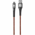 ToughTested Charge & Sync USB-A to USB-C Hi-Speed Braided-Fabric Cable, 6ft