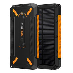 ToughTested 10000-mAh Solar Power Bank with Qi and USB Charging