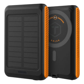 ToughTested ROC 5 MagSafe 5000-mAh Solar Qi Wireless Power Bank with USB-C PD and USB-A Quick-Charge Ports and Flashlight